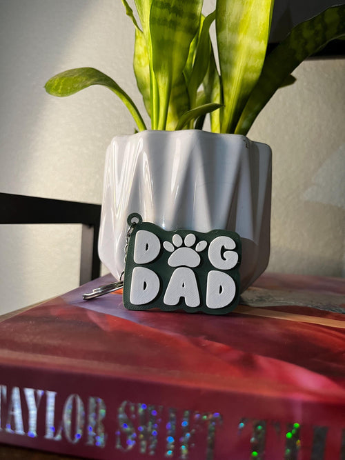 3D Printed Dog & Cat Mom/Dad Keychain